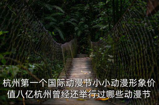 杭州第一個國際動漫節小小動漫形象價值八億杭州曾經還舉行過哪些動漫節
