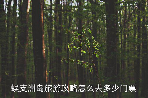 蜈支洲島旅游攻略怎么去多少門票