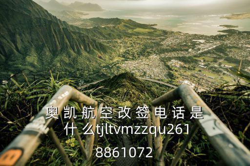奧 凱 航 空 改 簽 電 話 是 什 么tjltvmzzqu2618861072