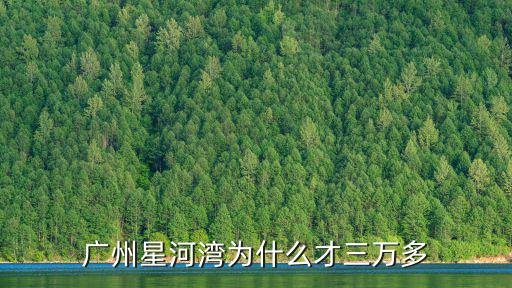 廣州星河灣為什么才三萬多