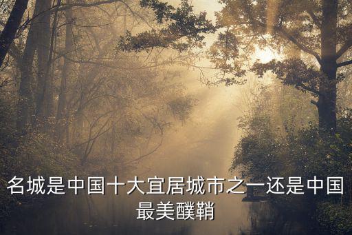 全國十大宜居城市，全國哪個城市是最宜居的