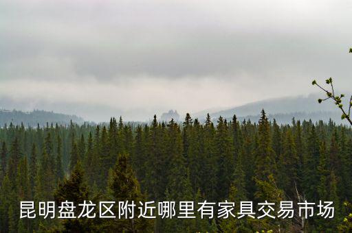 昆明盤龍區附近哪里有家具交易市場