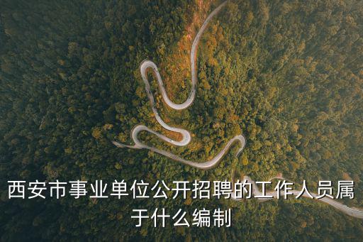 西安市事業單位公開招聘的工作人員屬于什么編制