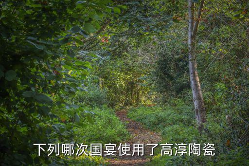 高淳陶瓷，下列哪次國宴使用了高淳陶瓷