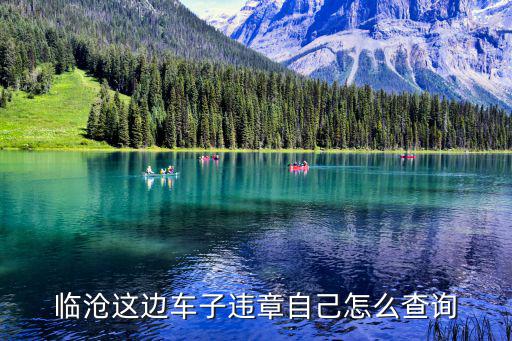 臨滄這邊車子違章自己怎么查詢