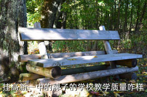 掛高新一中的牌子的學校教學質量咋樣