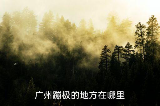 廣州蹦極的地方在哪里