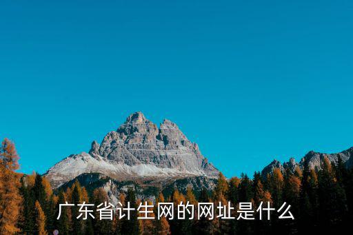 廣東省計生網的網址是什么
