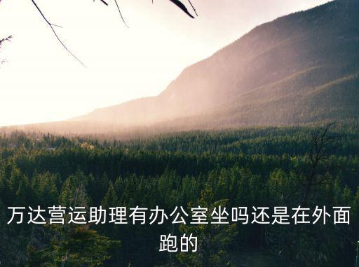 萬達營運助理有辦公室坐嗎還是在外面跑的