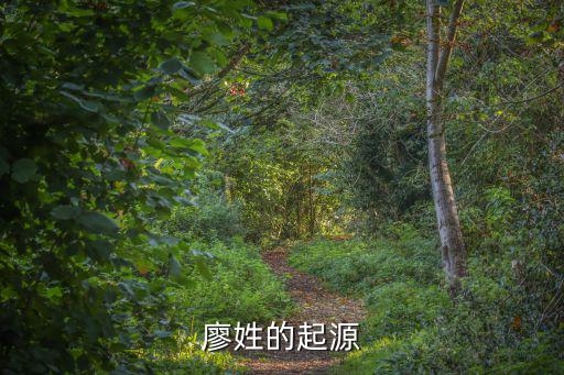 廖姓的起源