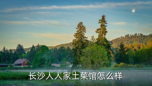 長(zhǎng)沙人人家土菜館怎么樣