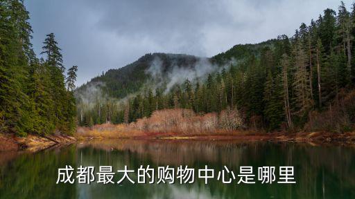 成都最大的購物中心是哪里