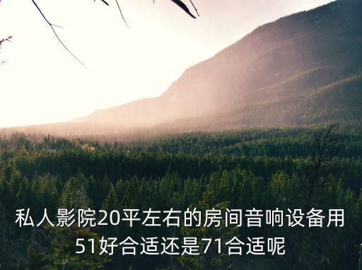 私人影院20平左右的房間音響設備用51好合適還是71合適呢