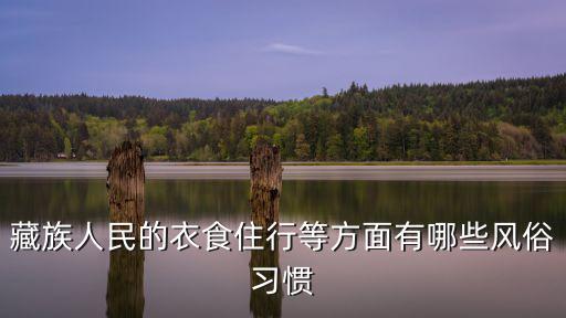 藏民的生活和風俗，藏族人民的衣食住行等方面有哪些風俗習慣