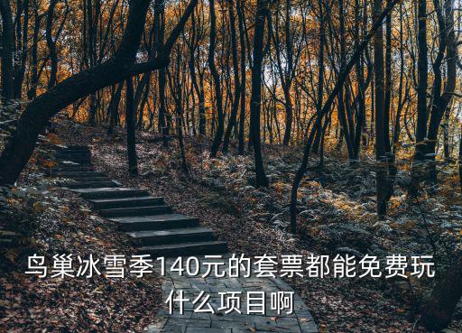 鳥巢冰雪季140元的套票都能免費玩什么項目啊