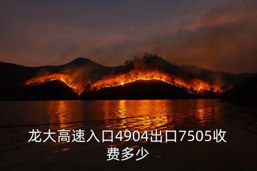 龍大高速，龍大高速在哪里可以上機荷高速