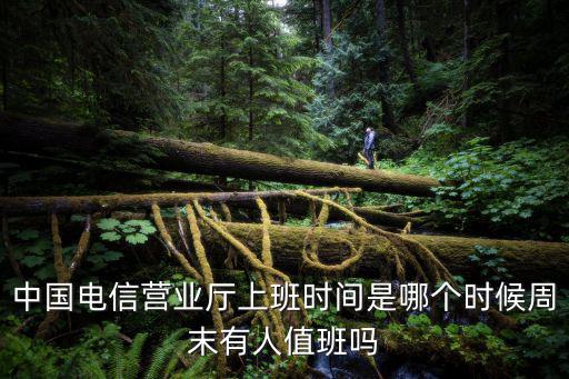 中國電信營業廳上班時間是哪個時候周末有人值班嗎