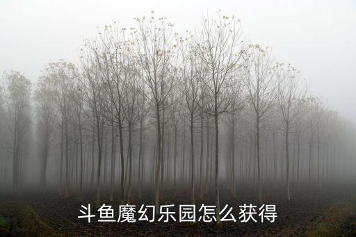 斗魚魔幻樂園怎么獲得