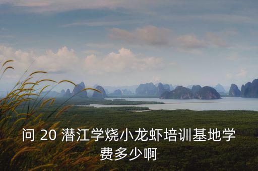 問 20 潛江學燒小龍蝦培訓基地學費多少啊