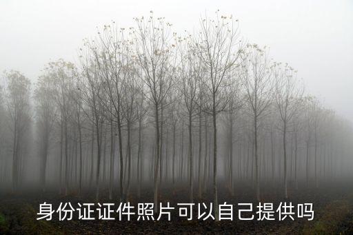 身份證證件照片，身份證證件照片可以自己提供嗎