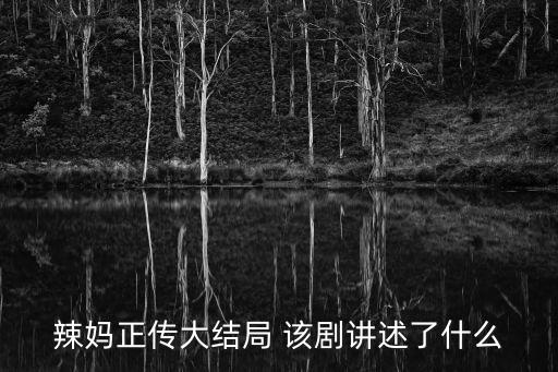 辣媽正傳大結(jié)局 該劇講述了什么