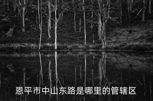 恩平市中山東路是哪里的管轄區