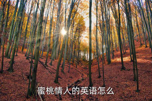 蜜桃情人的英語怎么