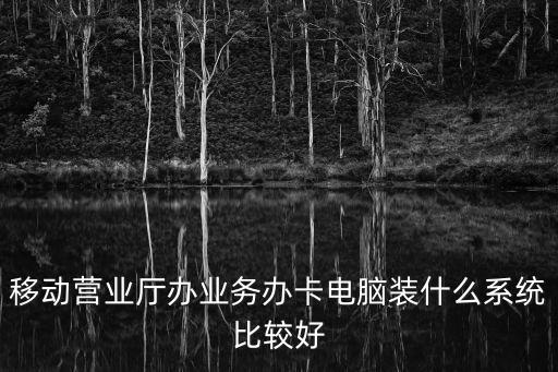 移動(dòng)營業(yè)廳辦業(yè)務(wù)辦卡電腦裝什么系統(tǒng)比較好