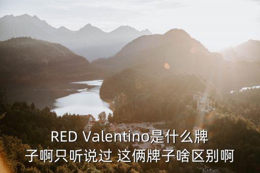 redvalentino，我看今年好像明星流行穿一個外國牌子叫RED Valentino特別喜