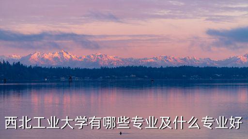 西北工業大學專業，西北工業大學有哪些專業及什么專業好