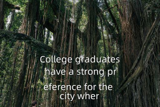 youngG，College graduates have a strong preference for the city wher