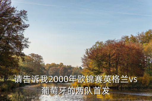 請告訴我2000年歐錦賽英格蘭vs葡萄牙的兩隊首發