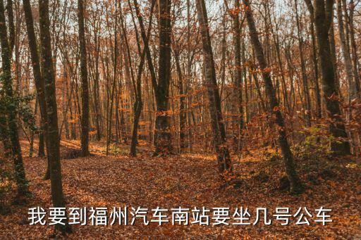 福州汽車南站，我要到福州汽車南站要坐幾號(hào)公車