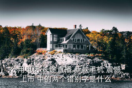 長途直播，公用電話 長途直播 新款手機 震憾上市 中的兩個錯別字是什么
