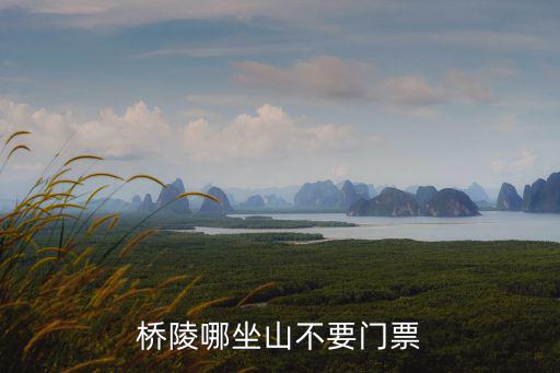 橋陵哪坐山不要門票