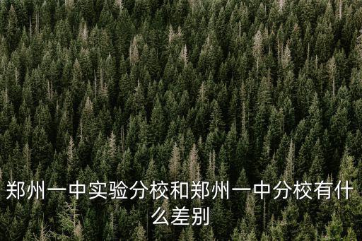 鄭州一中分校，鄭州一中分校是什么性質的是不是私立