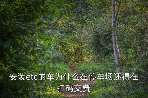 安裝etc的車為什么在停車場還得在掃碼交費