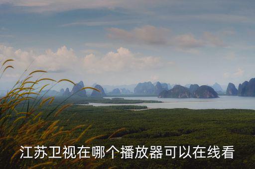 江蘇衛視在哪個播放器可以在線看