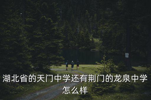 湖北省的天門中學還有荊門的龍泉中學怎么樣