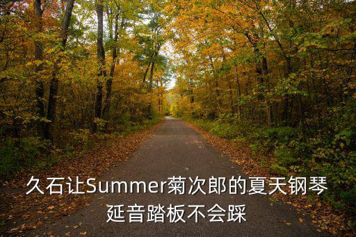 久石讓Summer菊次郎的夏天鋼琴延音踏板不會踩