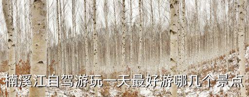 楠溪江自駕游，上海至楠溪江自駕游路線怎么走