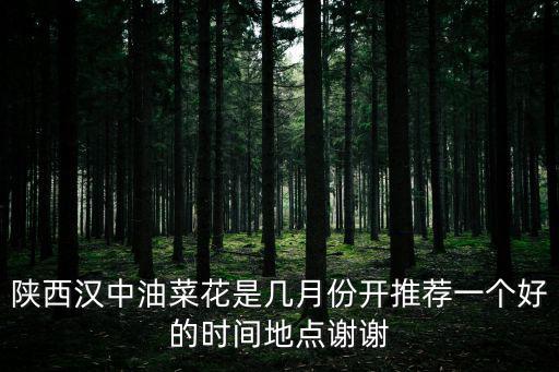 漢中油菜花節，2019漢中油菜花節方案怎么做在線等急用