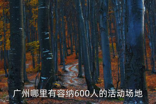 廣州哪里有容納600人的活動場地