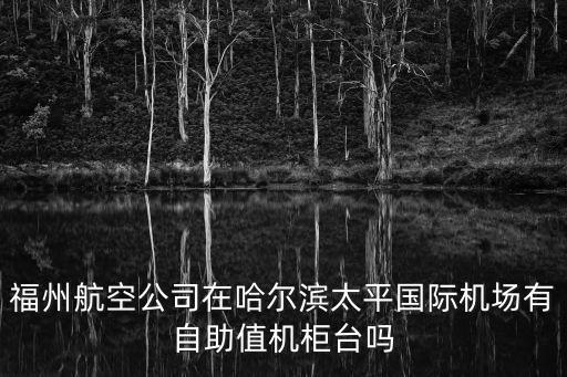 福州航空公司在哈爾濱太平國際機場有自助值機柜臺嗎