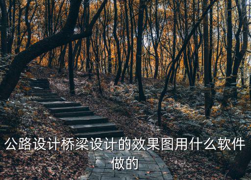 橋梁效果圖，公路設計橋梁設計的效果圖用什么軟件做的