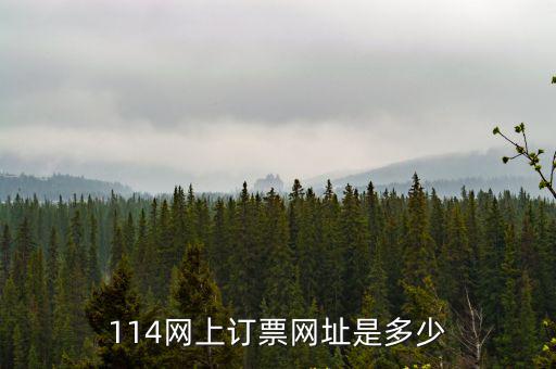 114網上訂票網址是多少