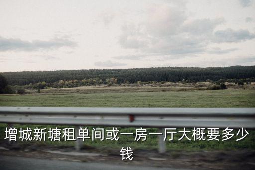 增城新塘租單間或一房一廳大概要多少錢