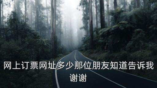 網上訂票網址多少那位朋友知道告訴我謝謝