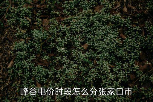 峰谷電價時段，誰知道峰谷電價的時間段怎么劃分電費怎么算