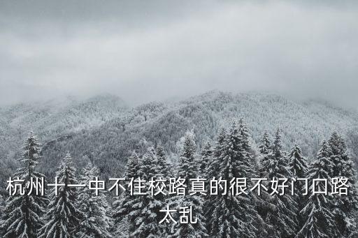 杭州第十一中學(xué)，杭州十中十一中六中哪所好